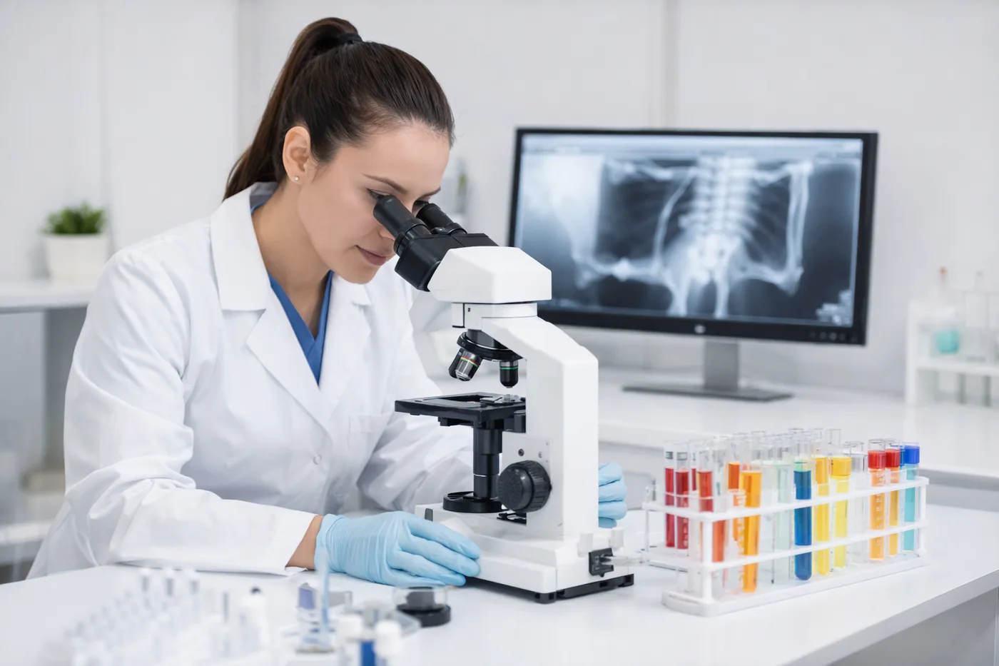 Imagen referencial de laboratorio veterinario